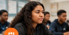 Young person participating in career exploration